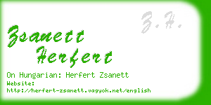 zsanett herfert business card